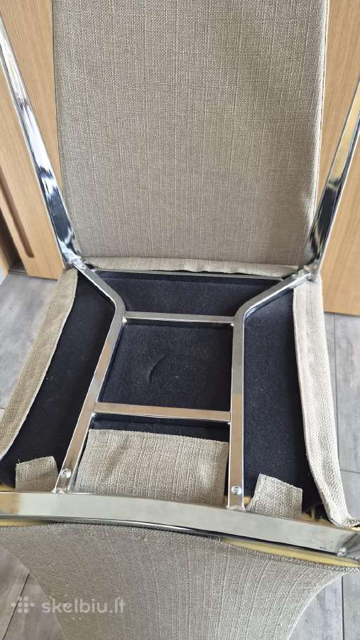 Naudotos valgomojo stalo kėdės. Kaina 7eur/vnt. - nuotraukos Nr. 6