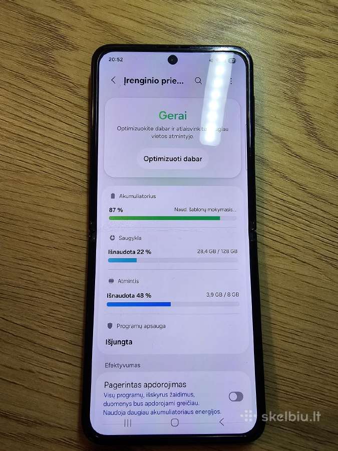 Samsung Z Flip3 5G - nuotraukos Nr. 9