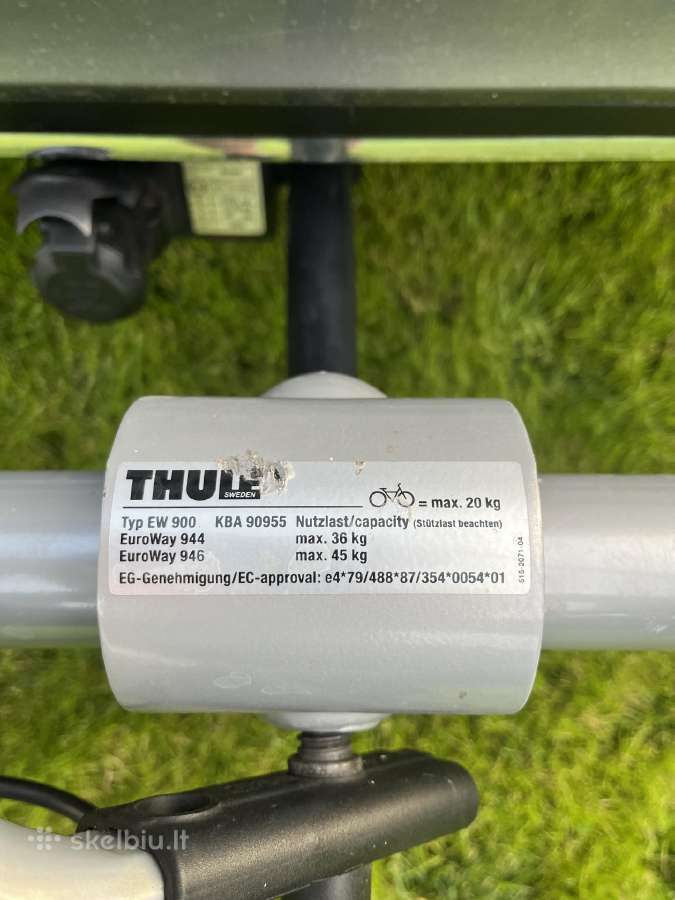 Dviracių laikilis Thule Euro Way 044 - nuotraukos Nr. 4