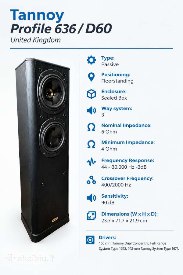 Tannoy profile 636 - nuotraukos Nr. 16