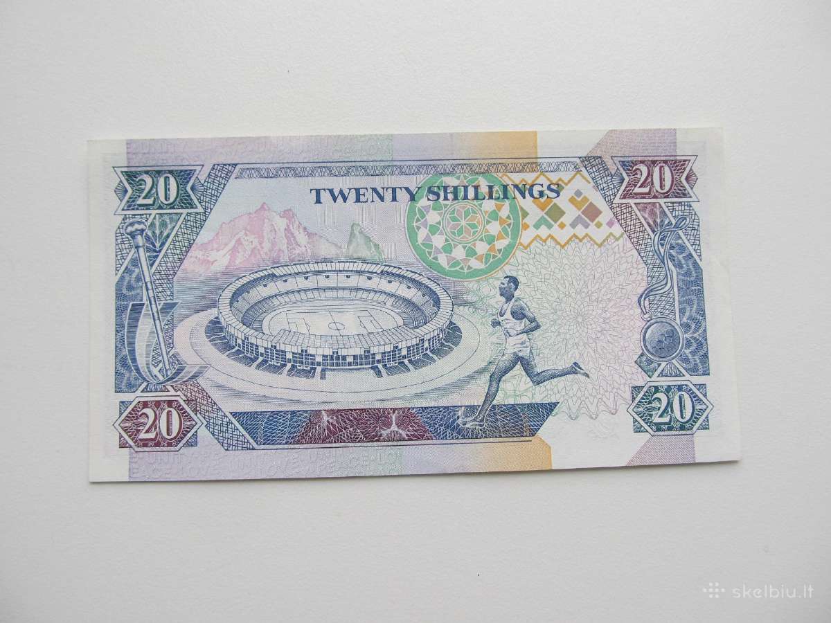 20 šilingu , Kenija , 1993, 1994 - nuotraukos Nr. 4