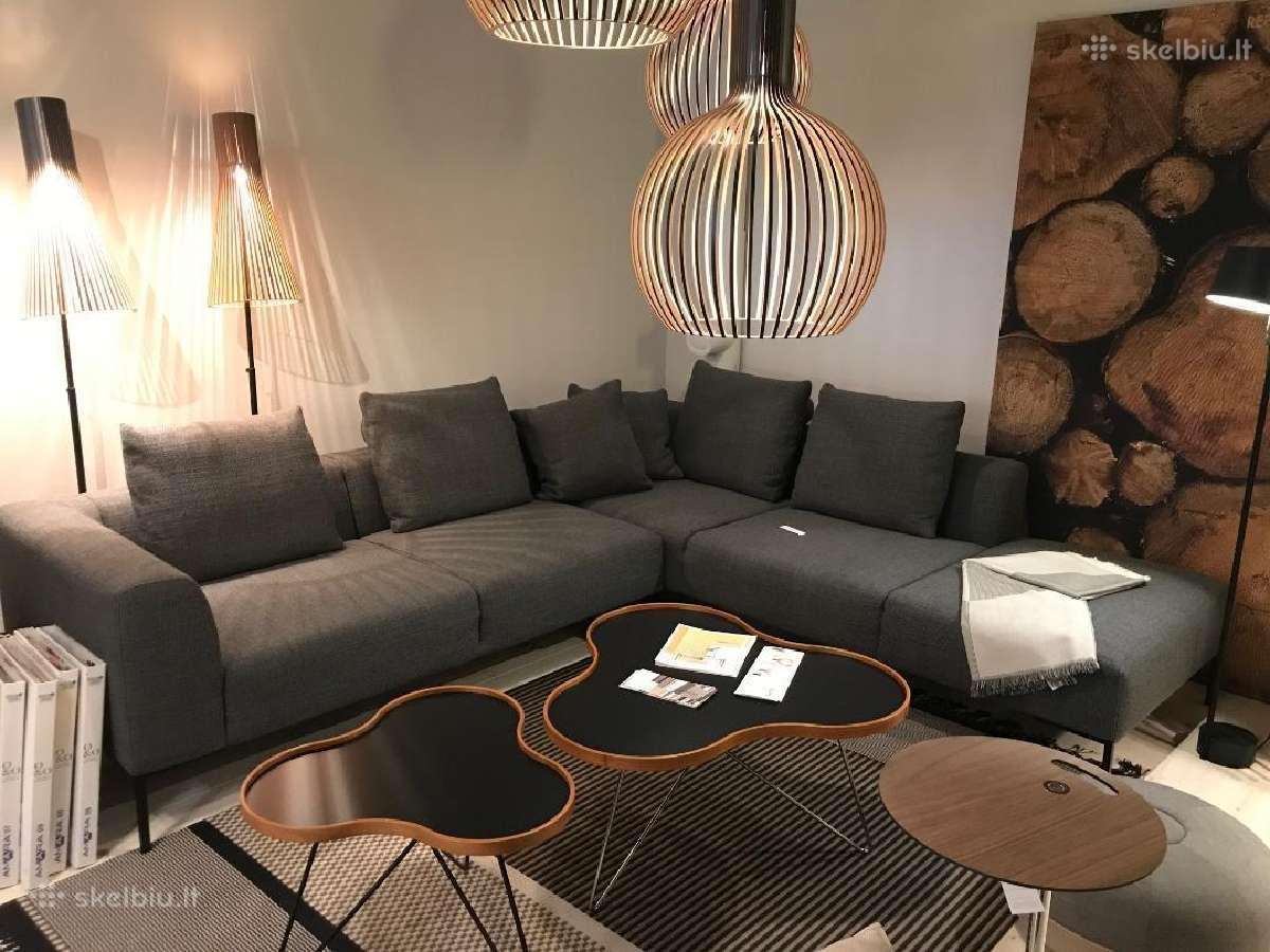 Prabangus didelis minkštas svetainės komplektas - nuotraukos Nr. 8