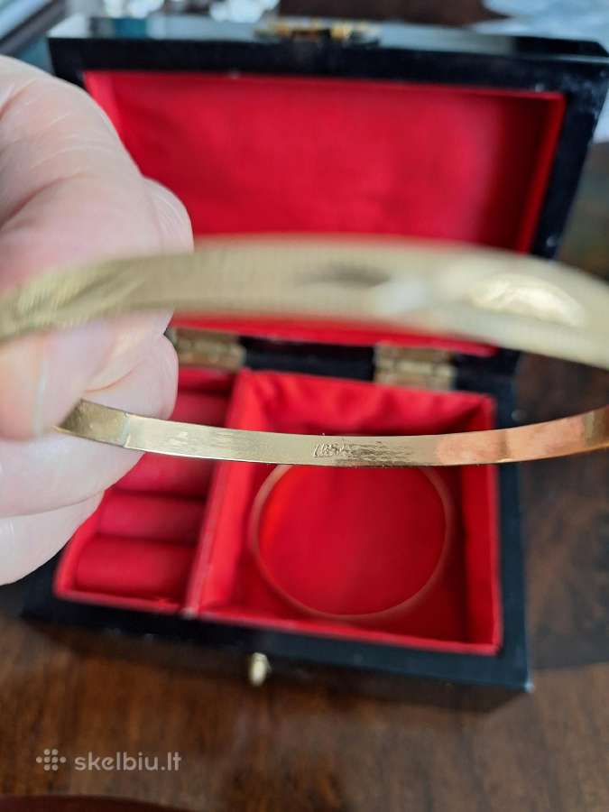 Vienetinė vintažinė Bangle apyrankė - nuotraukos Nr. 4