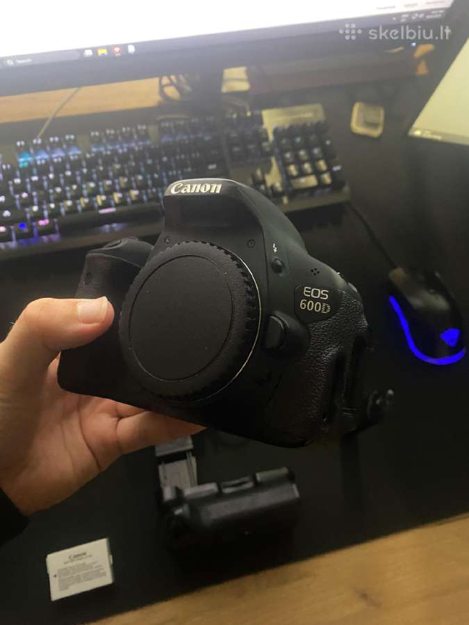 Canon EOS 600d komplektas - nuotraukos Nr. 2