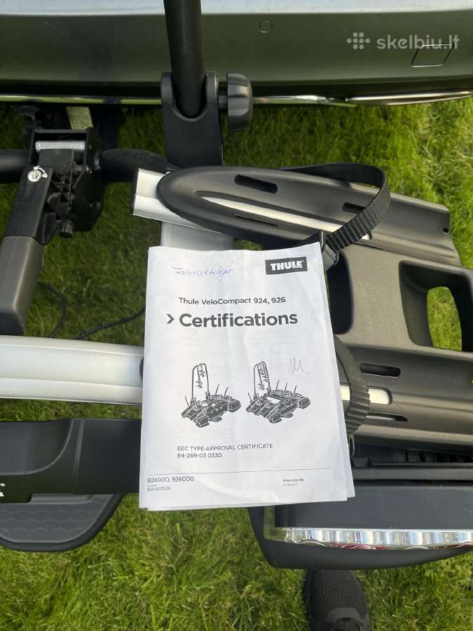 Dviračiů laikilis Thule Velocompact 924 - nuotraukos Nr. 11