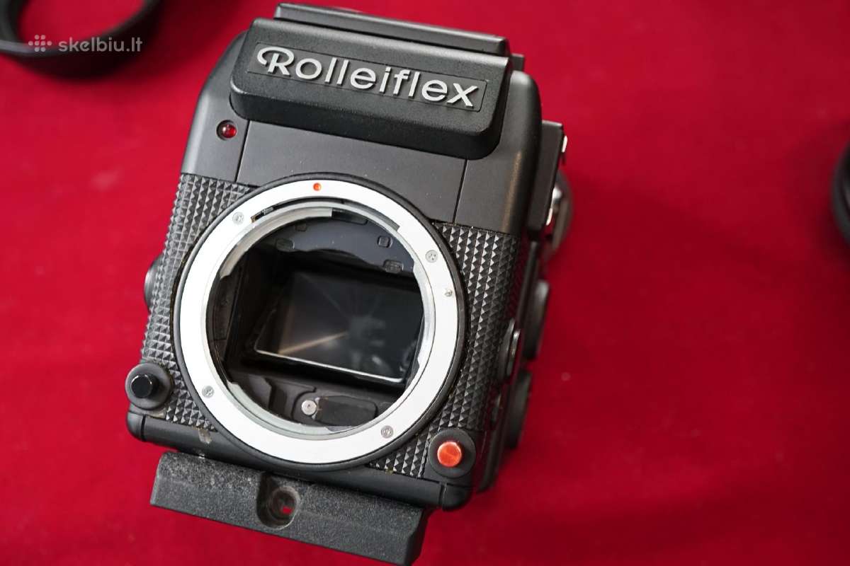 Rolleiflex Sl2000f+3objektyvai+priedai. - nuotraukos Nr. 8
