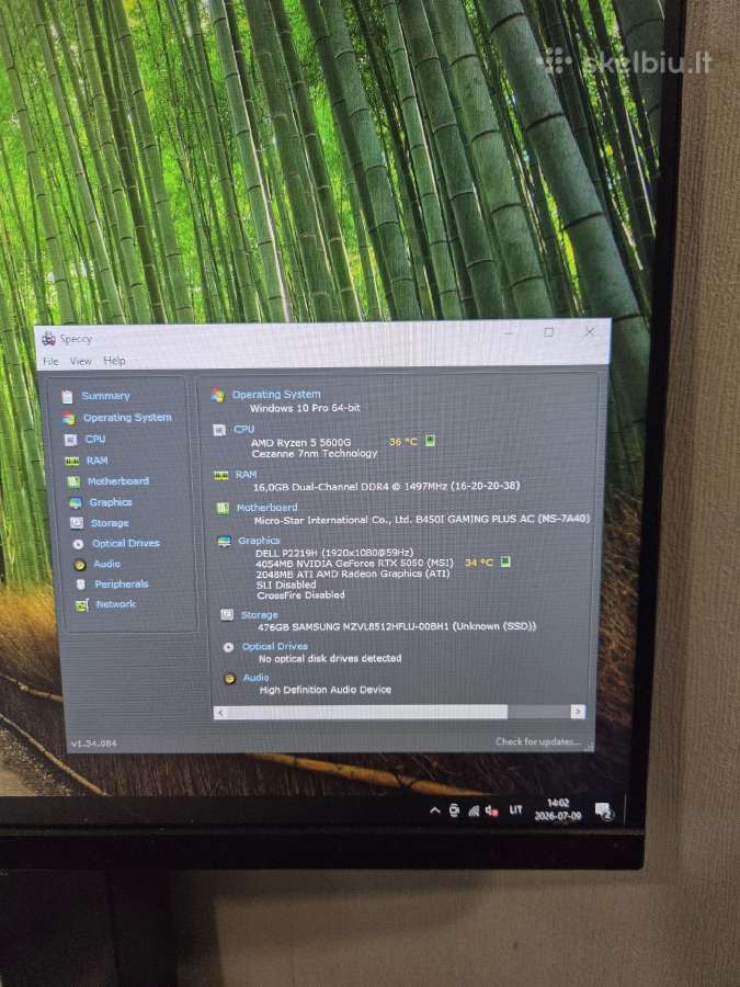 Tvarkinga Ryzen 5 5600g dėžė - nuotraukos Nr. 9