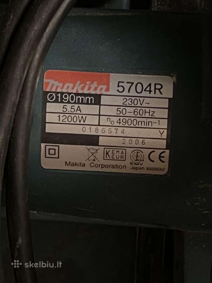 Makita diskinis pjūklas - nuotraukos Nr. 4
