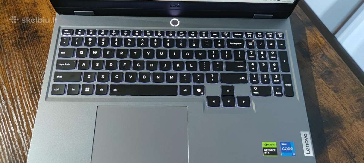 Lenovo Loq i7, Rtx 5070, 32gb RAM, 1tb SSD - nuotraukos Nr. 4