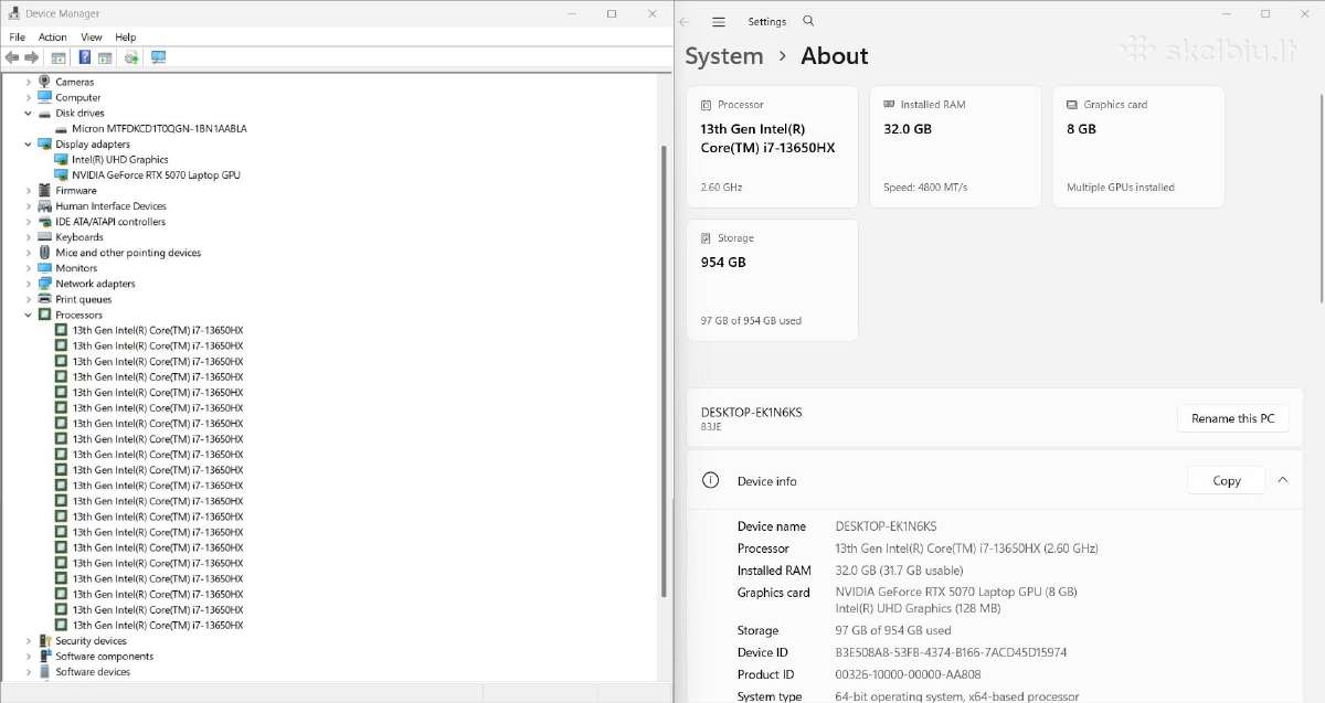 Lenovo Loq i7, Rtx 5070, 32gb RAM, 1tb SSD - nuotraukos Nr. 5