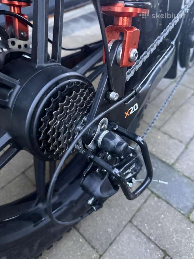Elektrinis dviratis Engwe X20 Se 750w 14.4ah - nuotraukos Nr. 4
