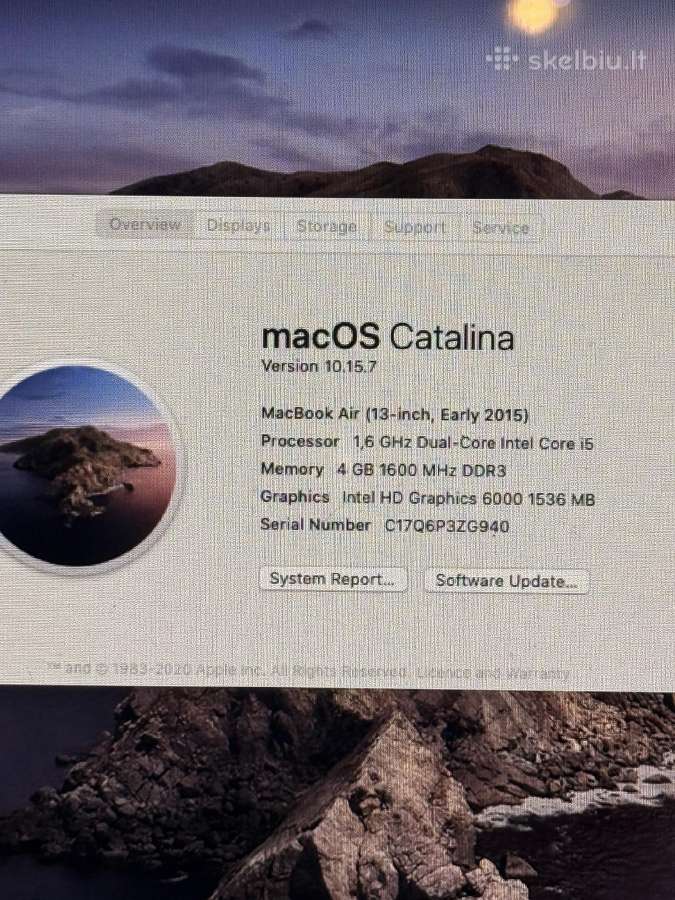 MacBook air 2015 - nuotraukos Nr. 7
