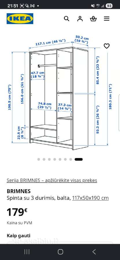 Ikea spinta - nuotraukos Nr. 3