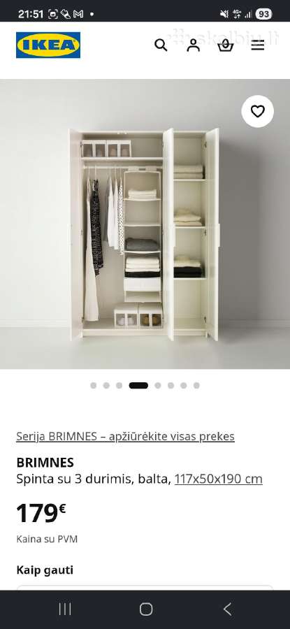 Ikea spinta - nuotraukos Nr. 4