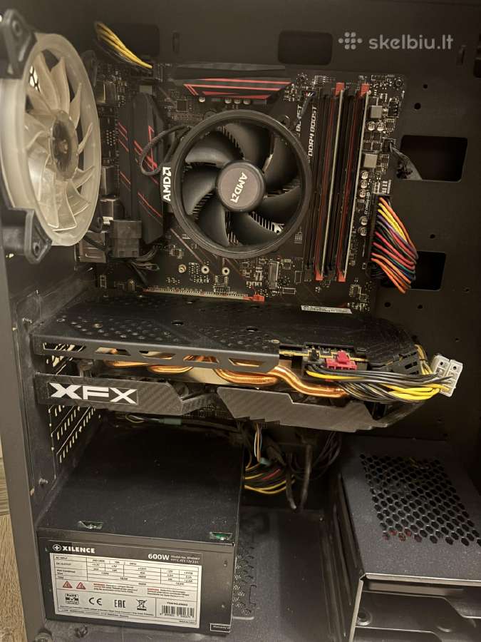 Gaming kompiuteris Ryzen 5 2600x su Rx 590 - nuotraukos Nr. 2