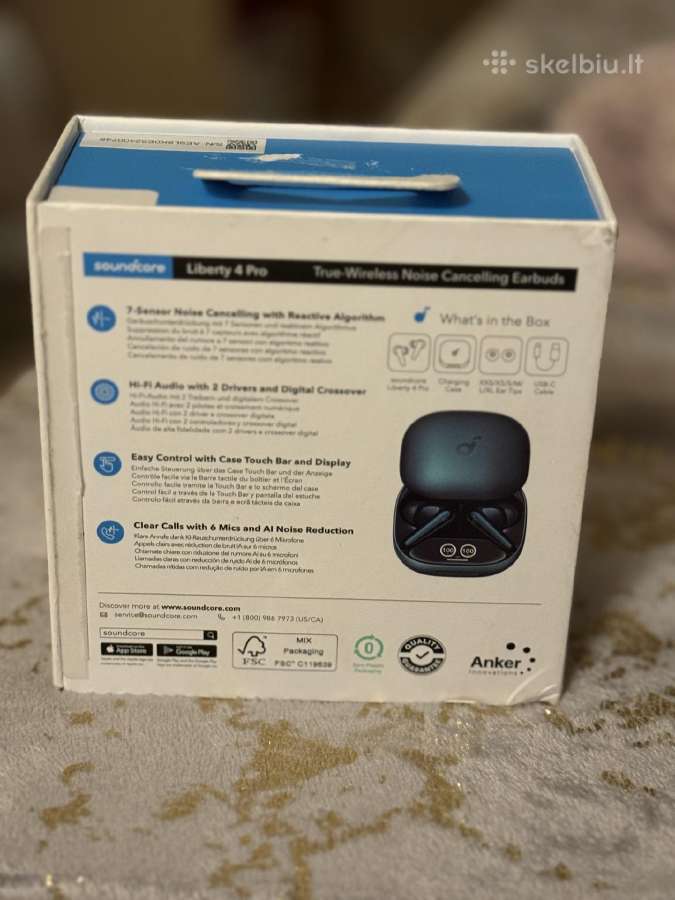 Ausinės Anker Soundcore Liberty 4 Pro - nuotraukos Nr. 3