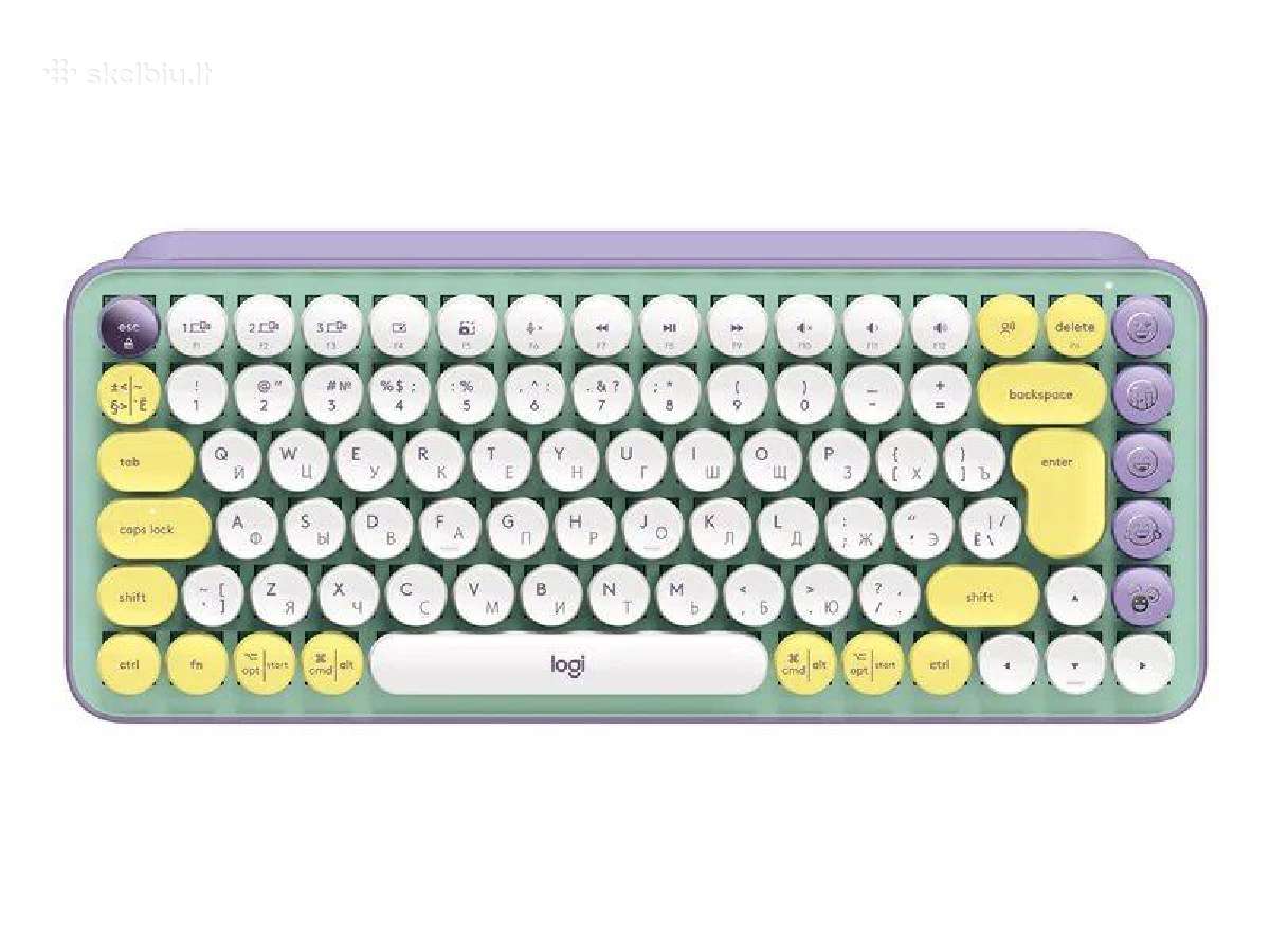 Logitech Pop Keys belaidė mechaninė klaviatūra - nuotraukos Nr. 2