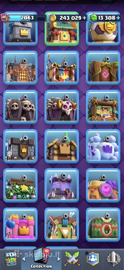 Clash Royale mobilaus zaidimo paskyra16 level - nuotraukos Nr. 5