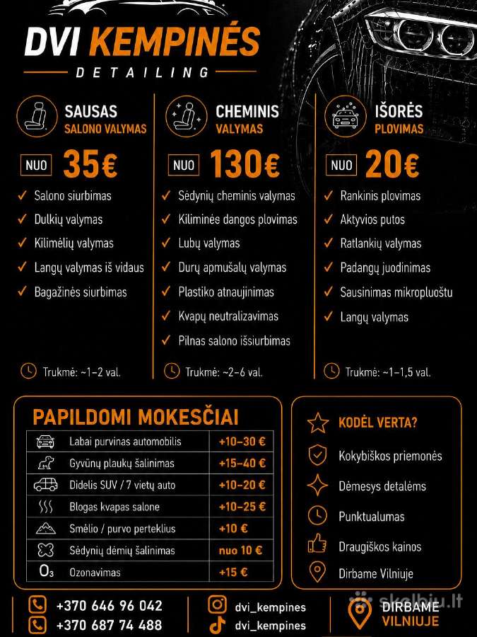 Automobilių cheminis valymas - nuotraukos Nr. 4