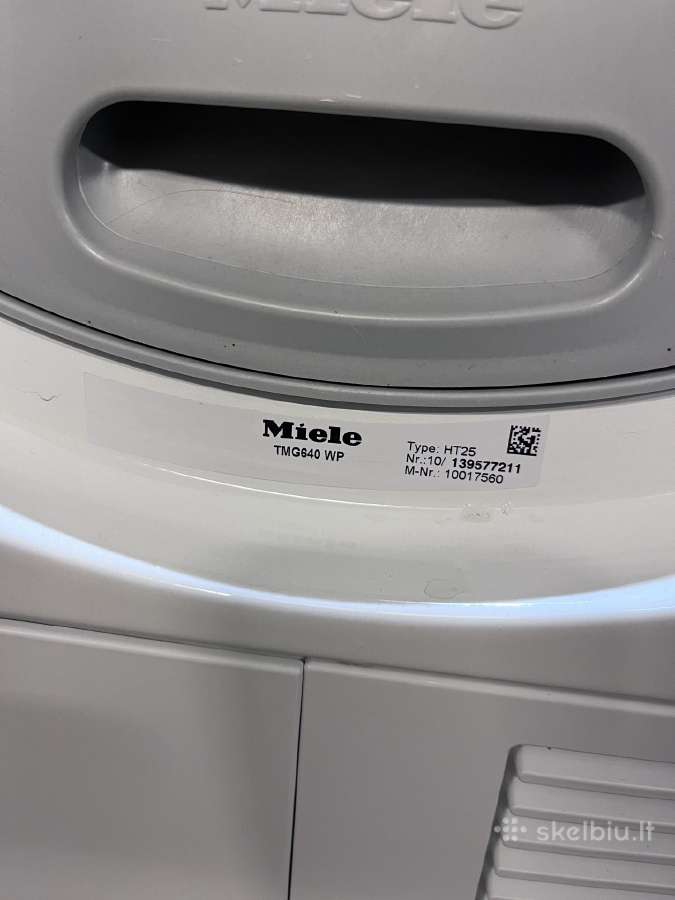 Miele džiovyklė 8kg - nuotraukos Nr. 7