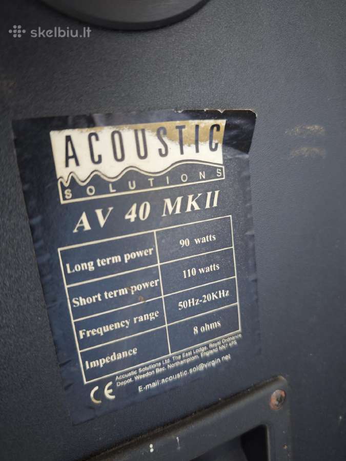 Acoustic solutions kolonėlės - nuotraukos Nr. 2
