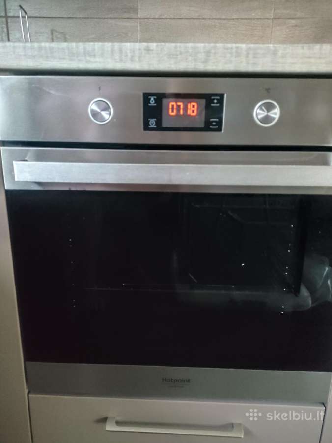 Naudota įmontuojama orkaitė Hotpoint Ariston - nuotraukos Nr. 3