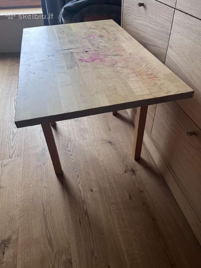 Ikea vaikiškas stalas, kėdutės - nuotraukos Nr. 3