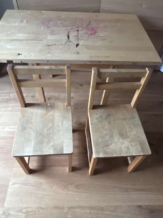 Ikea vaikiškas stalas, kėdutės - nuotraukos Nr. 5