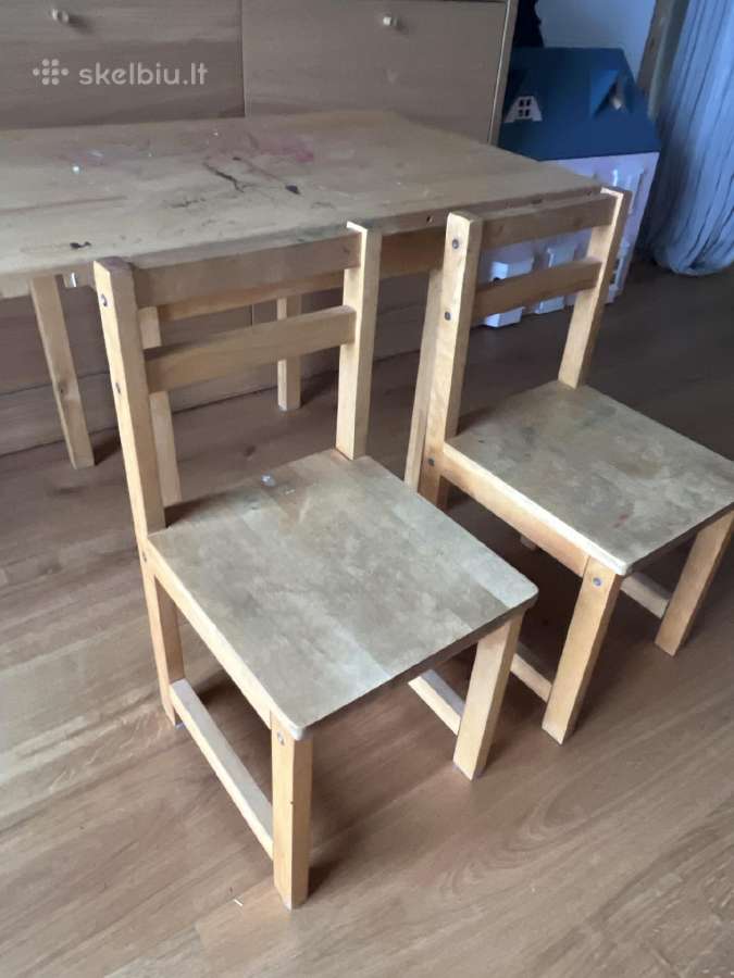Ikea vaikiškas stalas, kėdutės - nuotraukos Nr. 6