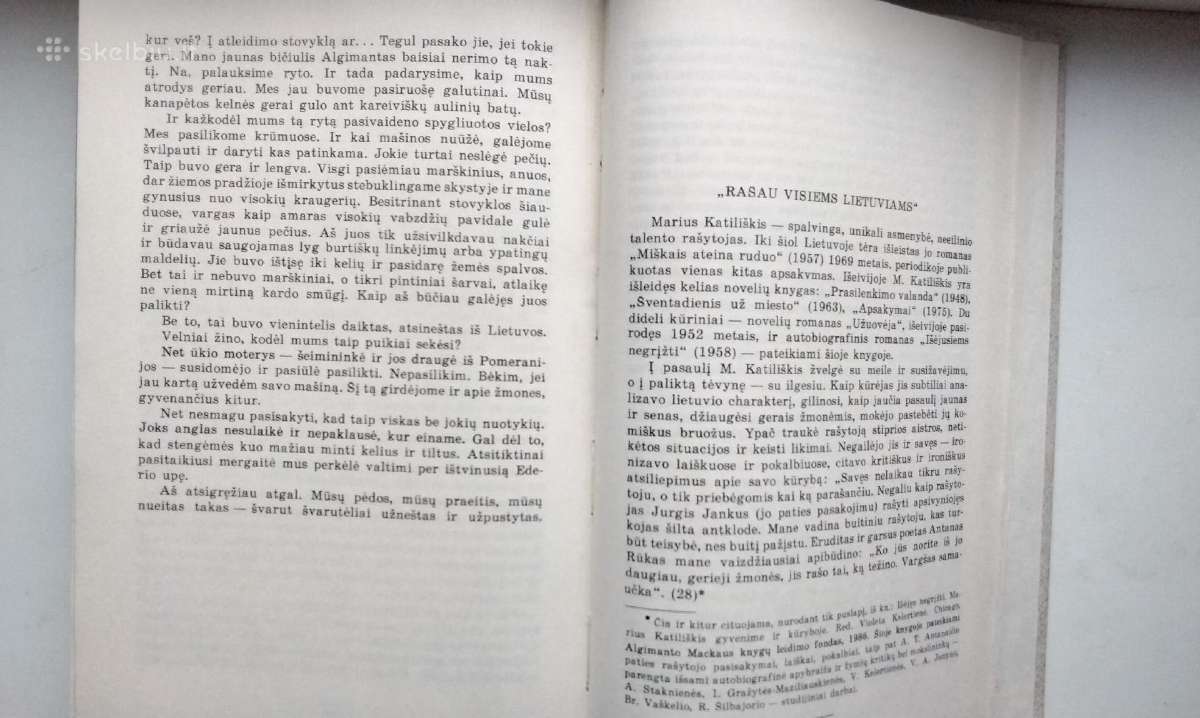 M. Katiliškis. Užuovėja. Išėjusiems negrįžti. 1990 - nuotraukos Nr. 10