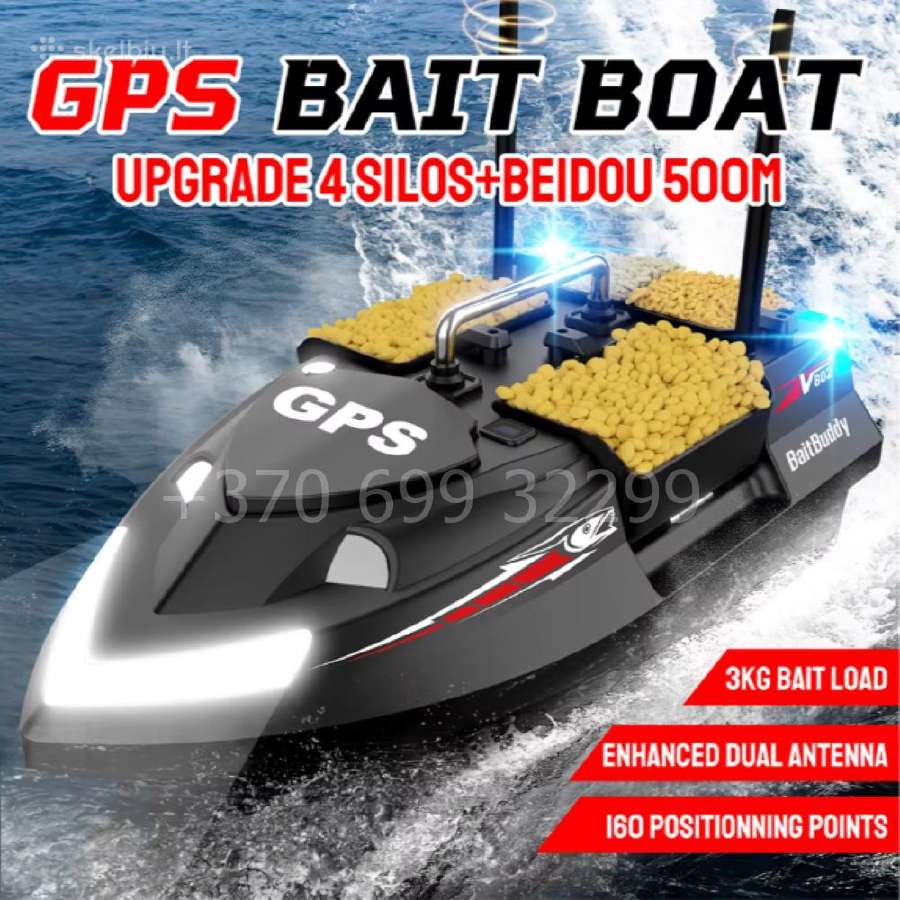 Flytec V802 Pro pašarų laivelis su GPS + Echolotas - nuotraukos Nr. 5