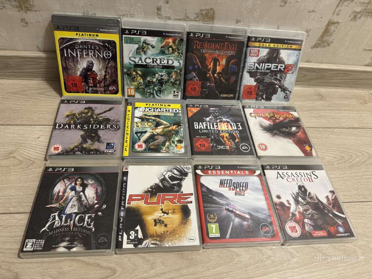 Ps5 Ps4 PS3 žaidimai - nuotraukos Nr. 4