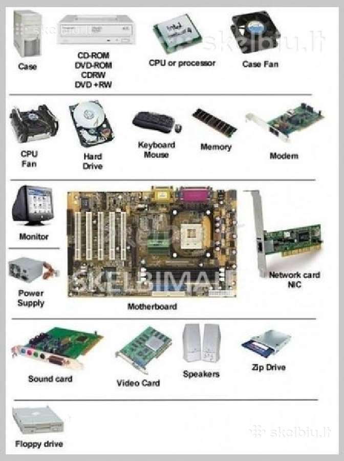 Psu nuo 250w iki 630w ir korpusai ir kitos dalys - nuotraukos Nr. 13