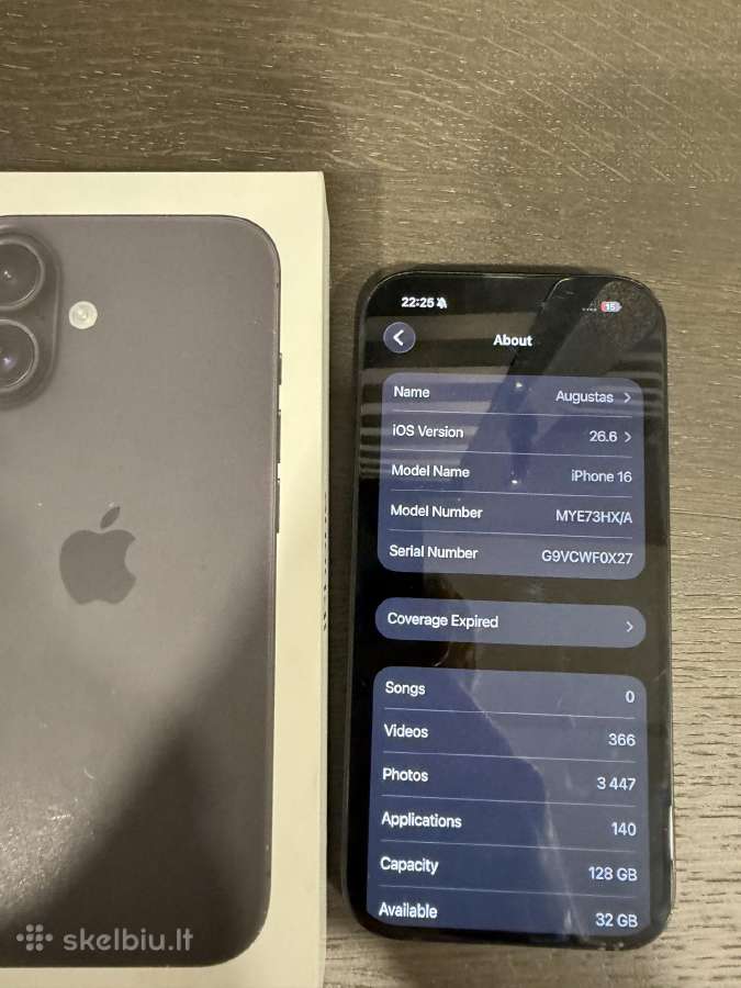 iPhone 16 126g - nuotraukos Nr. 6