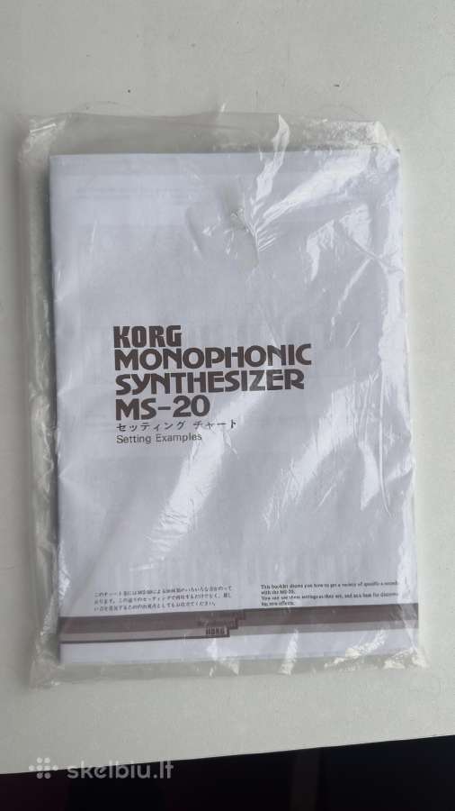 Korg ms-20 mini - nuotraukos Nr. 9