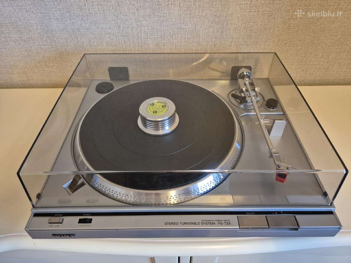 Plokštelių Grotuvas Sony Ps-t22 - nuotraukos Nr. 4