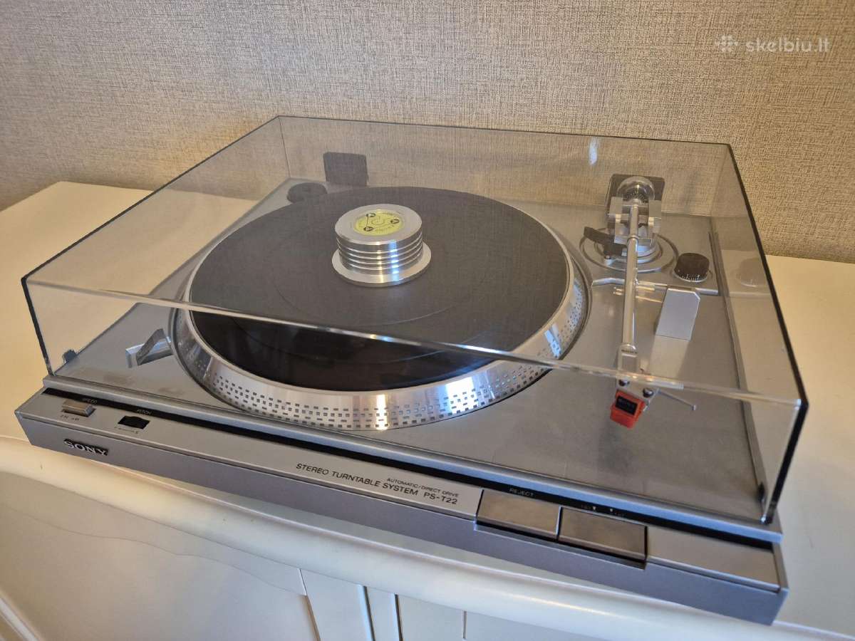 Plokštelių Grotuvas Sony Ps-t22 - nuotraukos Nr. 2