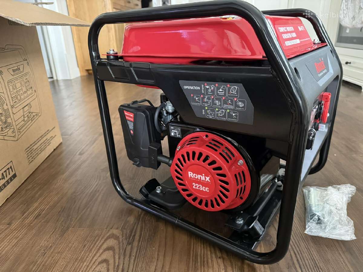 Inverterinis generatorius Ronix 4500 W - nuotraukos Nr. 17