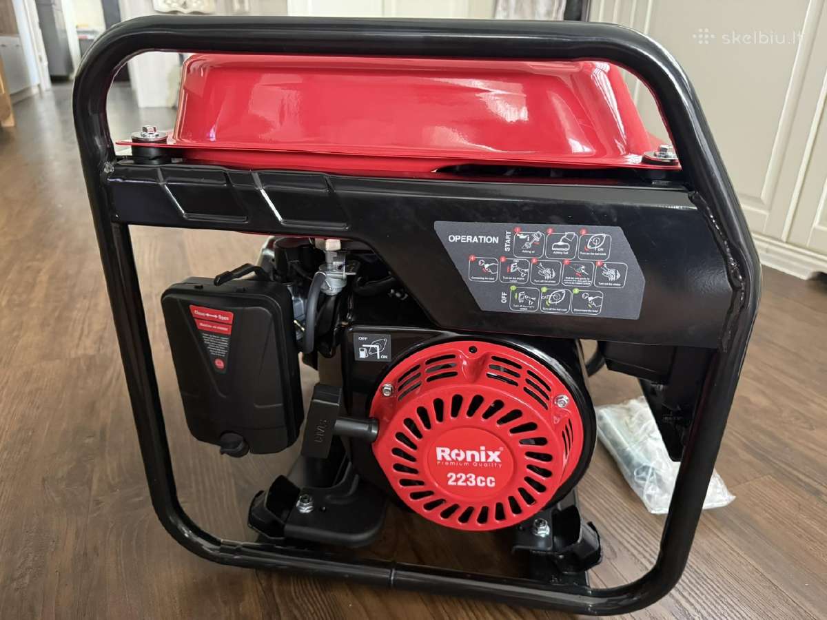 Inverterinis generatorius Ronix 4500 W - nuotraukos Nr. 2
