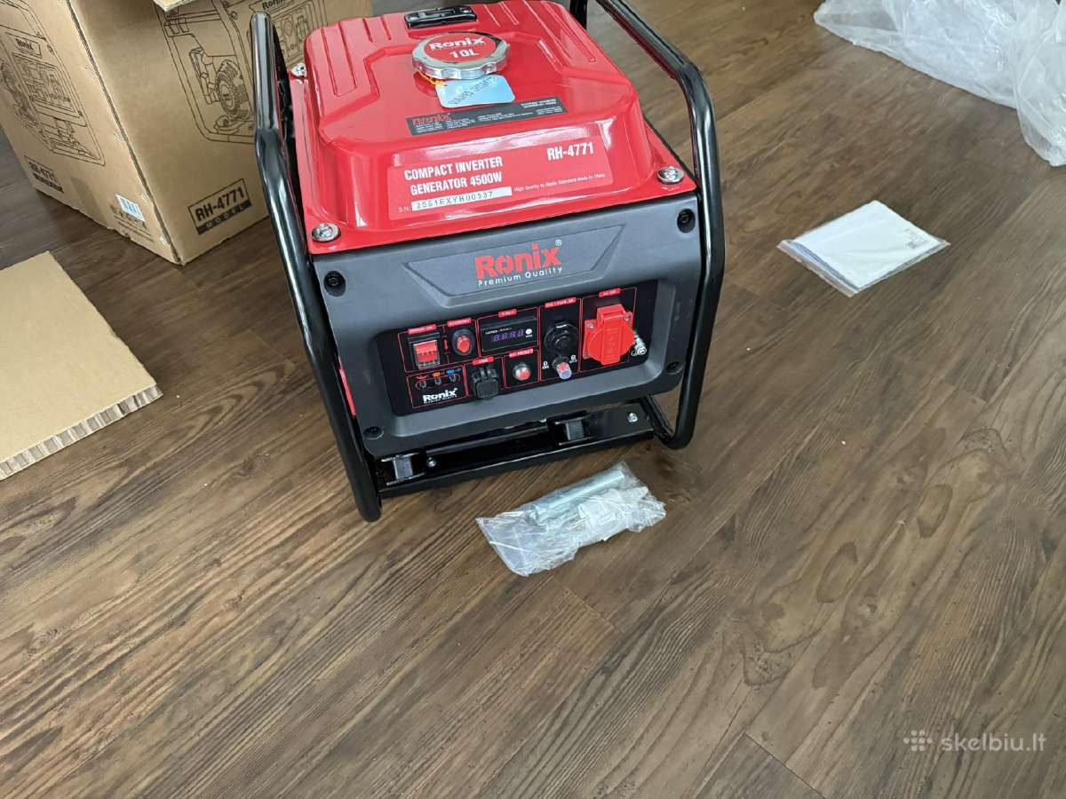 Inverterinis generatorius Ronix 4500 W - nuotraukos Nr. 5
