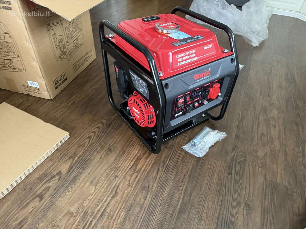 Inverterinis generatorius Ronix 4500 W - nuotraukos Nr. 8