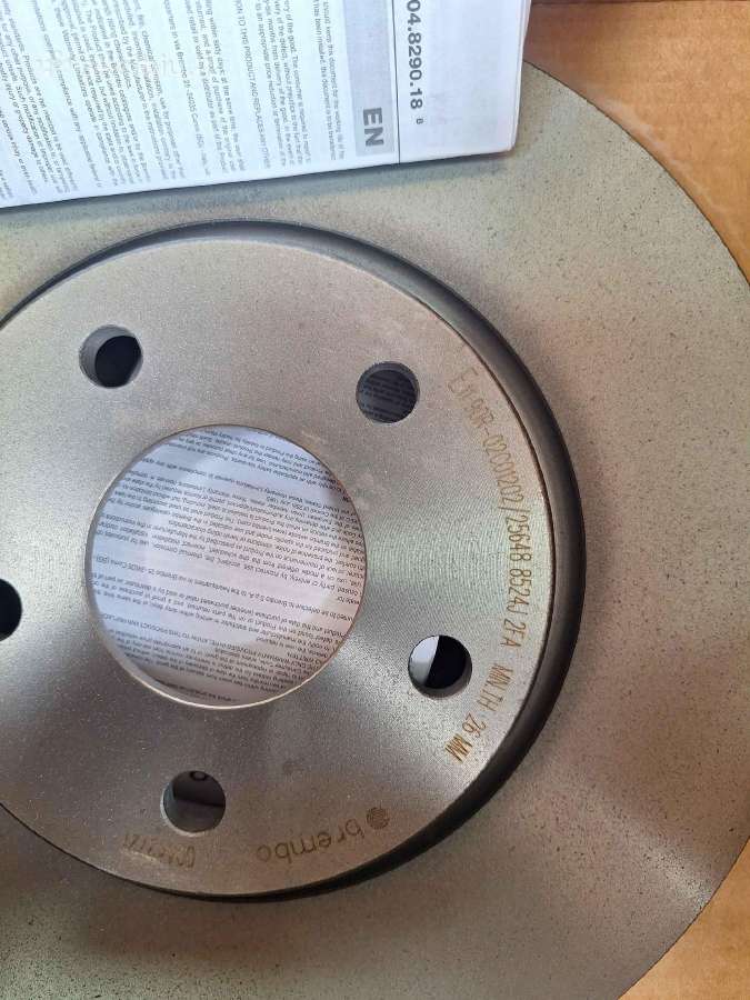 Brembo stabdžių diskai ir kaladėlės Ford Mondeo Mk - nuotraukos Nr. 3