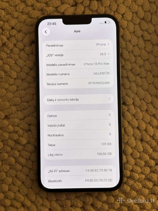 iPhone 13 Pro Max 128gb - nuotraukos Nr. 10