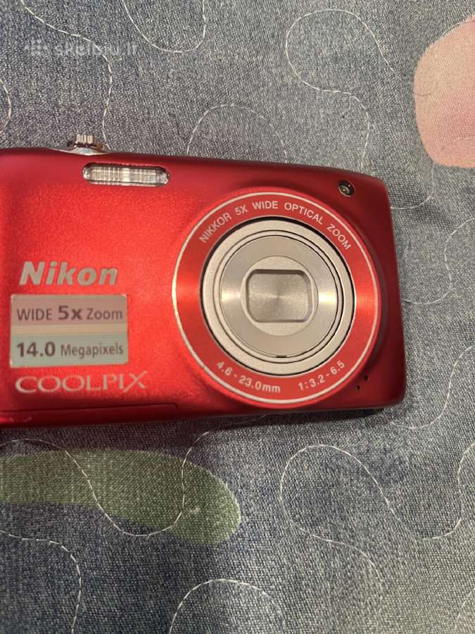 Nikon Coolpix S3100 Compact Digital Camera - Red - nuotraukos Nr. 3