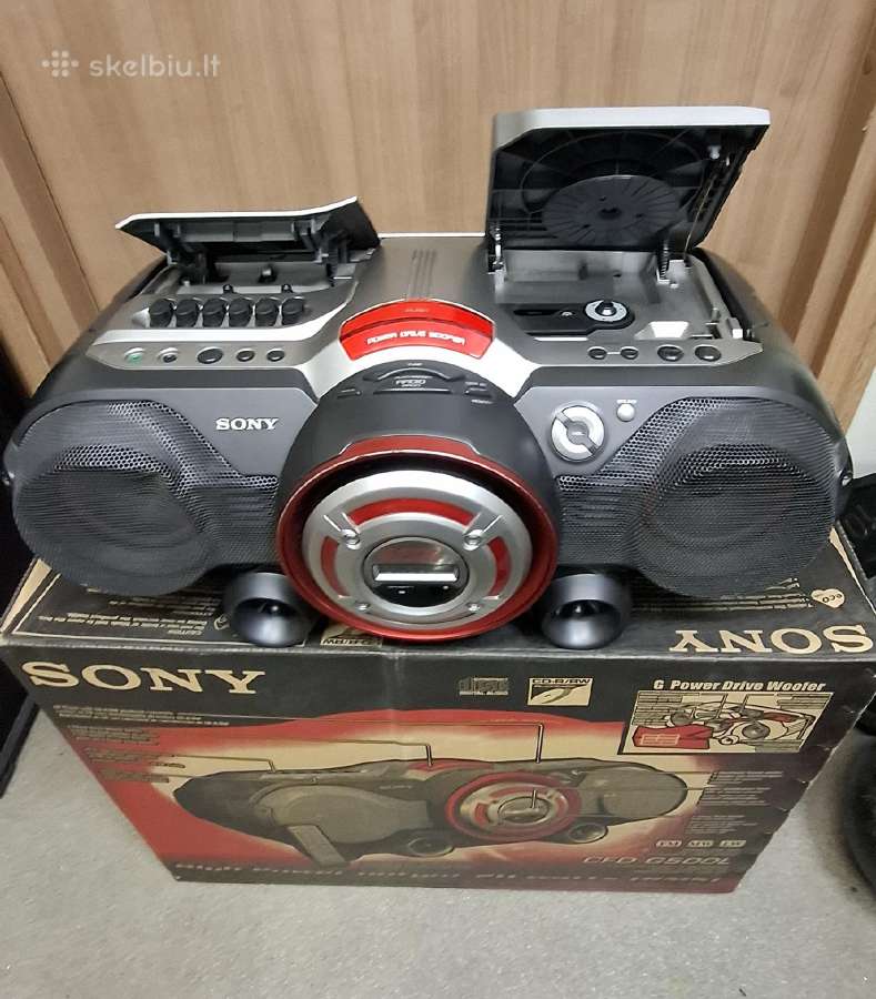 Sony Cfd-g500l boombox - nuotraukos Nr. 2
