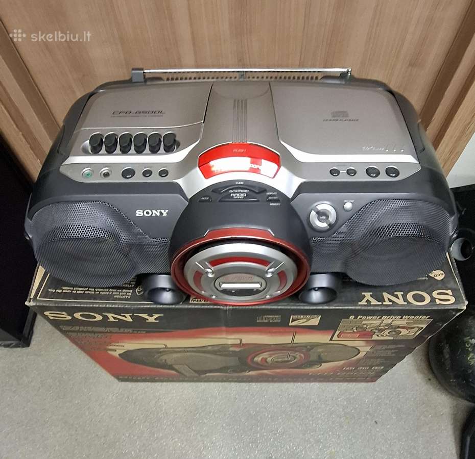 Sony Cfd-g500l boombox - nuotraukos Nr. 3