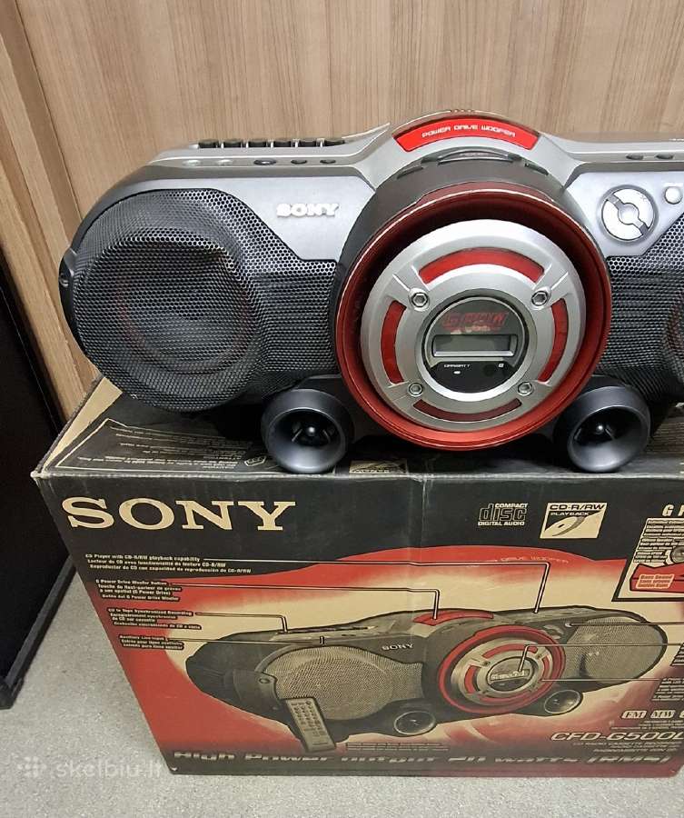 Sony Cfd-g500l boombox - nuotraukos Nr. 4