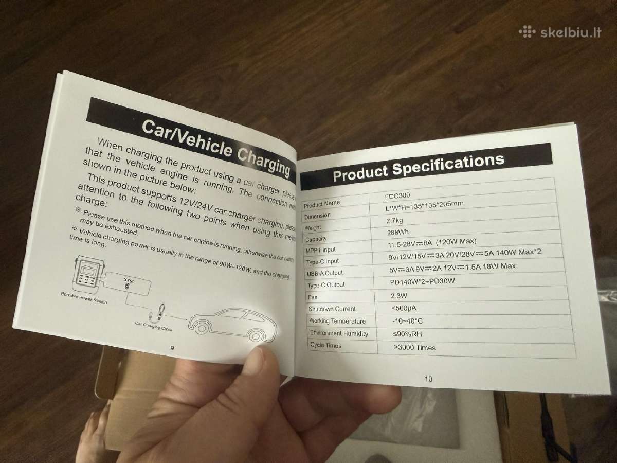 Fossibot Fdc300 mobili energijos stotelė - nuotraukos Nr. 14