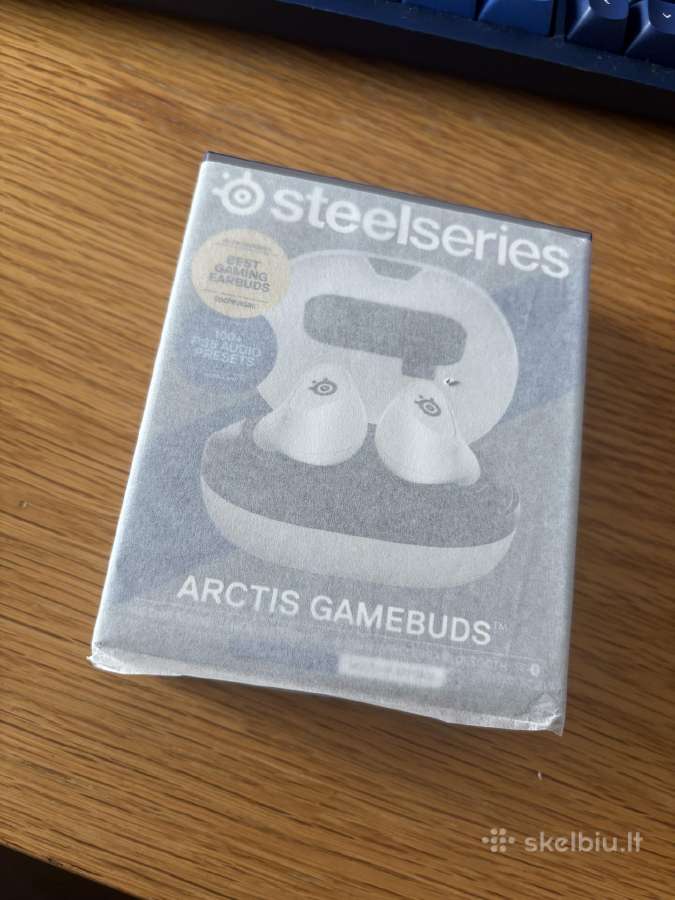 Steelseries Arctis Gamebuds Baltos - nuotraukos Nr. 2