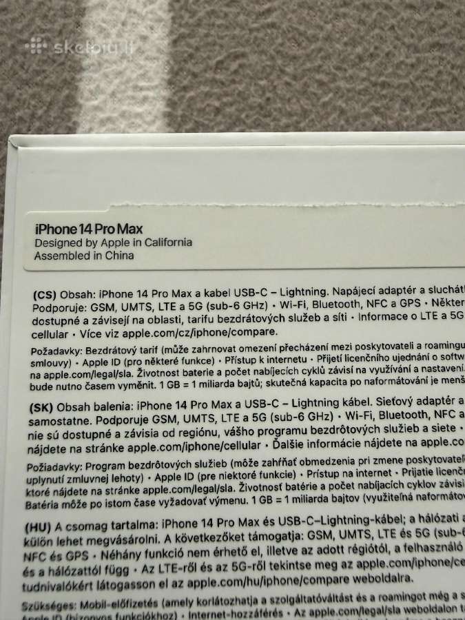 iPhone 14 pro max, 87%, black - nuotraukos Nr. 3